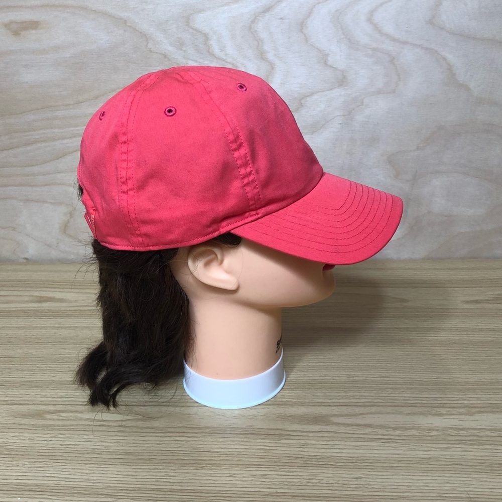 Adidas Red Coral Hat Cap Lightweight Sun Protect Womens One Size.